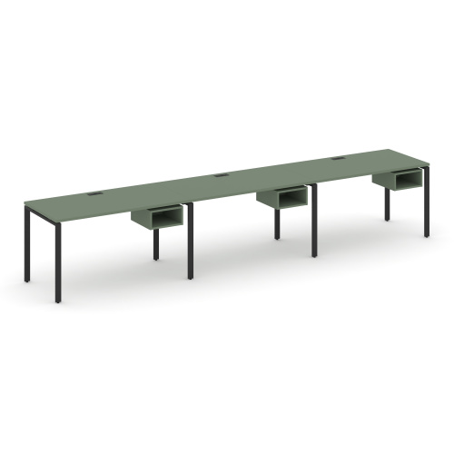 Бенч-система на 3 места с подвесными тумбами Concept CN.ORS-123