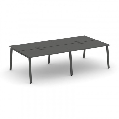 Style Project Рабочая станция 2-х сторон. SN-6A.DRS-042 Акация Лорка/Металл Антрацит 2360*1432*750 фото 17