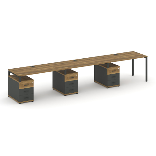 Бенч-система на 3 места с 3 опорными тумбами Concept CN.ORS-342