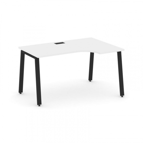 Style Project Стол рабочий эргоном. SN-6A.SPA-002(R) Антрацит/Металл Антрацит 1580*600/980*750 фото 8