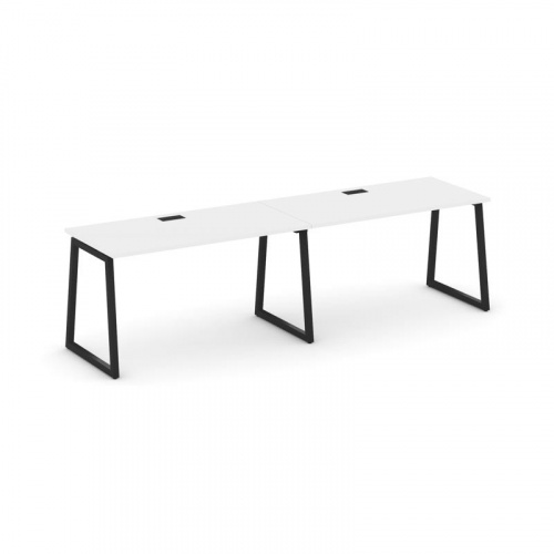 Style Project Рабочая станция 1 сторон. SN-4T1.ORS-014 Акация Лорка/Металл Антрацит/Заглушка Пластик фото 7