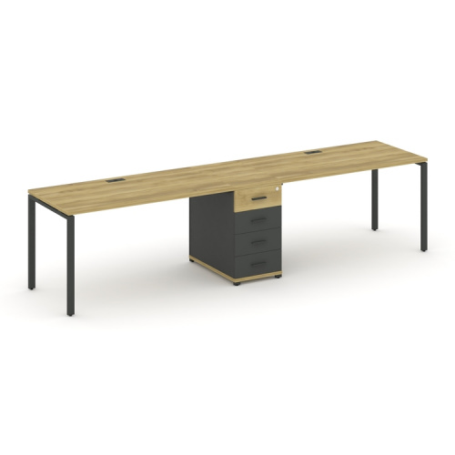 Бенч-система на 2 места с 1 опорной тумбой Concept CN.ORS-403 фото 4