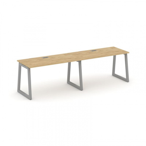 Style Project Рабочая станция 1 сторон. SN-5T1.ORS-014 Акация Лорка/Металл Антрацит/Заглушка Пластик фото 2