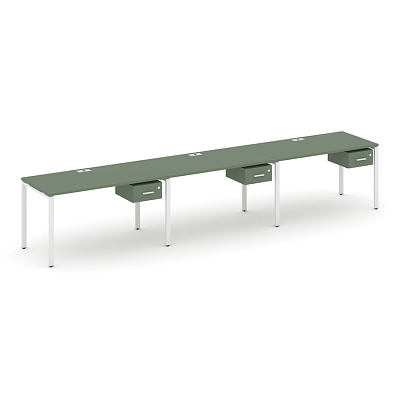 Бенч-система на 3 места с подвесными тумбами Concept CN.ORS-130