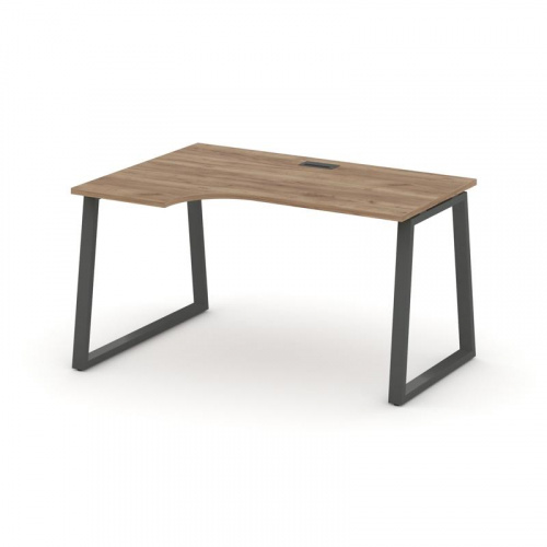 Style Project Стол рабочий эргоном. SN-6T1.SPA-021(L) Акация Лорка/Металл Антрацит/Заглушка Пластик фото 23