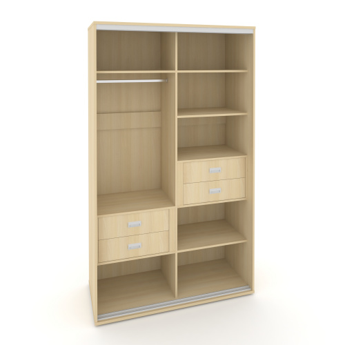 Корпус 2-х секционного шкафа высокого L=1700мм Maris SH.K2-7.1 K5