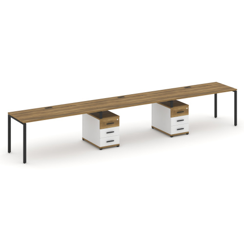 Бенч-система на 3 места с 2 опорными тумбами Concept CN.ORS-336 фото 7