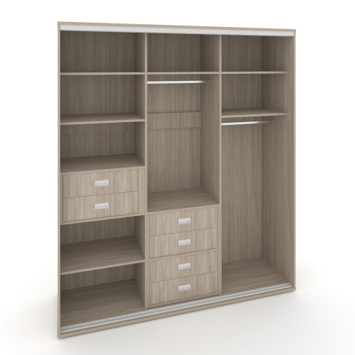 Корпус 3-х секционного шкафа высокого L=1619мм Maris SH.K3-1.1 K6 фото 4