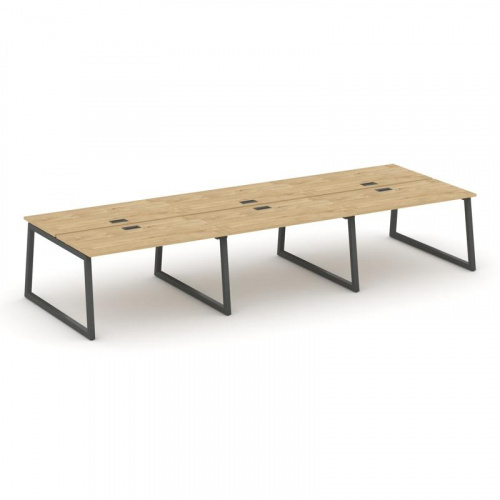 Style Project Рабочая станция 2-х сторон. SN-5T1.DRS-063 Акация Лорка/Металл Антрацит/Заглушка Пласт фото 22