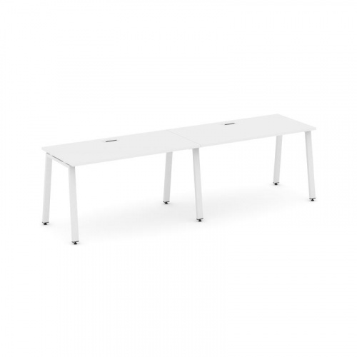 Style Project Рабочая станция 1 сторон. SN-6A.ORS-014 Акация Лорка/Металл Белый 3160*700*750 фото 17