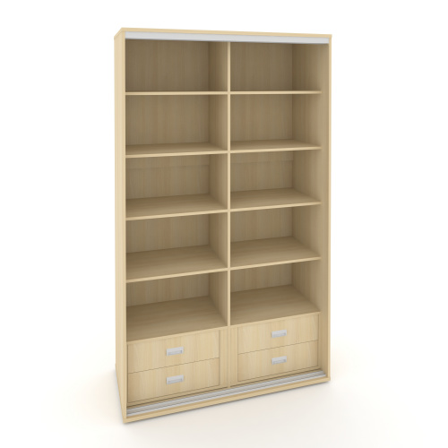 Корпус 2-х секционного шкафа высокого L=1400мм Maris SH.K2-4.1 K4