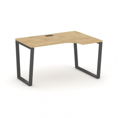 Style Project Стол рабочий эргоном. SN-6T2.SPA-001(R) Акация Лорка/Металл Антрацит/Заглушка Пластик фото 22