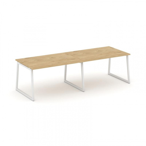 Style Project Стол переговорный SN-4T1.SPRG-013.3 Акация Лорка/Металл Антрацит 2760*980*750