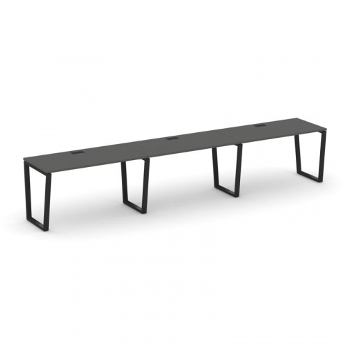 Style Project Рабочая станция 1 сторон. SN-6T2.ORS-034 Акация Лорка/Металл Антрацит/Заглушка Пластик фото 4