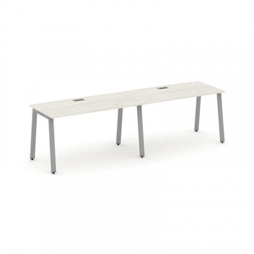 Style Project Рабочая станция 1 сторон. SN-6A.ORS-014 Акация Лорка/Металл Белый 3160*700*750 фото 7