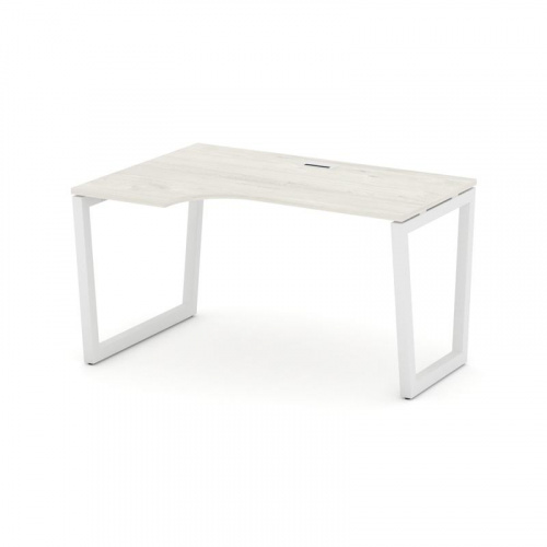 Style Project Стол рабочий эргоном. SN-5T2.SPA-002(L) Акация Лорка/Металл Антрацит/Заглушка Пластик фото 13