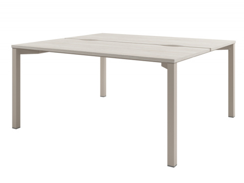 Стол тандем на металлокаркасе D-42 фото 2 Стол тандем на металлокаркасе D-42 фото 2