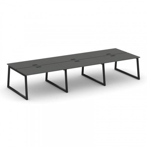 Style Project Рабочая станция 2-х сторон. SN-5T1.DRS-063 Акация Лорка/Металл Антрацит/Заглушка Пласт фото 4