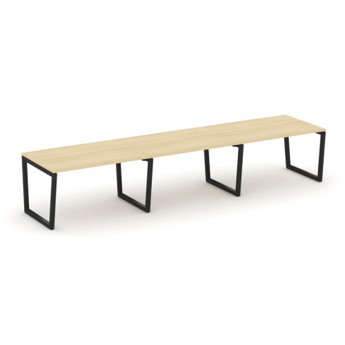 Style Project Стол переговорный SN-5T2.SPRG-021.3 Акация Лорка/Металл Антрацит 2940*980*750 фото 4