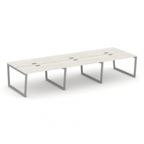 Style Project Рабочая станция 2-х сторон. SN-5T2.DRS-062 Акация Лорка/Металл Антрацит/Заглушка Пласт фото 12