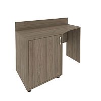 Light Стол (узкий) с тумбой и бортиком С-СТУ-120 (L) Вяз Благородный 1200*550/400*750