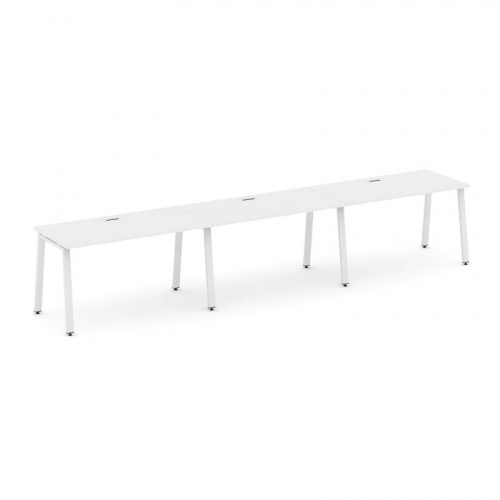 Style Project Рабочая станция 1 сторон. SN-6A.ORS-044 Тиквуд Светлый/Металл Белый 4740*700*750 фото 18