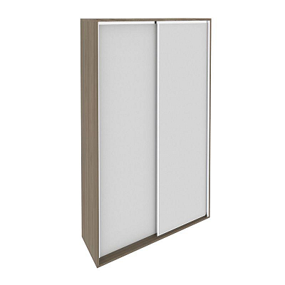 Light Шкаф-купе для одежды (двери – 2шт. Зеркала) С-ШКЗ-39 Вяз Благородный 1200*390*2050