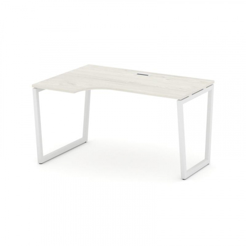 Style Project Стол рабочий эргоном. SN-4T2.SPA-012(L) Акация Лорка/Металл Антрацит/Заглушка Пластик фото 12