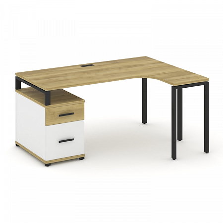 Стол эргономичный с опорной тумбой Concept CN.SA-304(R)