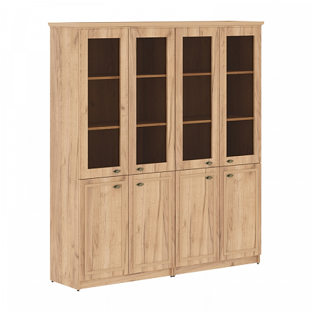 Шкаф высокий 2-х секционный комбинированный Raut RHC 180.2