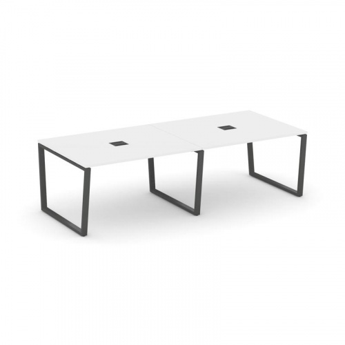 Style Project Стол переговорный SN-6T2.SPRG-043 Акация Лорка/Металл Антрацит/Заглушка Металл Антраци фото 26