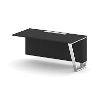 Steel Meet Завершающий модуль MF-PR.B.SPZO-16(R) Черный/МДФ Ультраматт Черный/Нержавеющая сталь/Хром