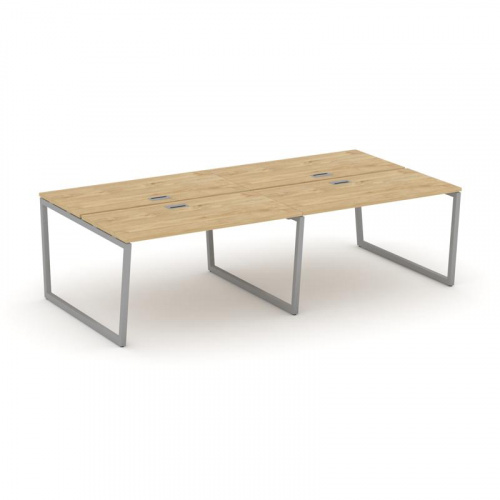 Style Project Рабочая станция 2-х сторон. SN-4T2.DRS-053 Акация Лорка/Металл Антрацит/Заглушка Пласт фото 2