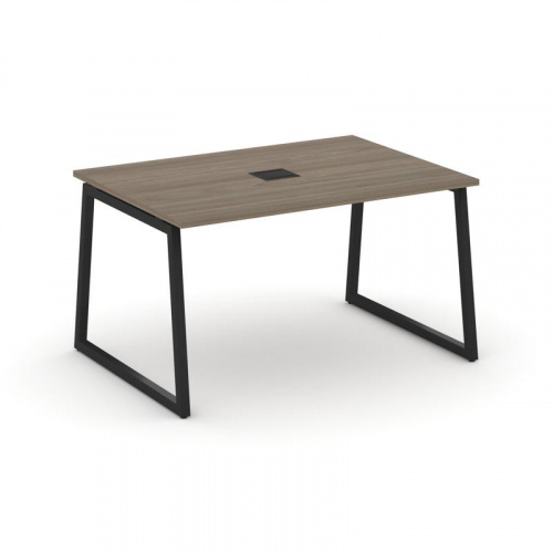 Style Project Стол переговорный SN-4T1.SPRG-002 Акация Лорка/Металл Антрацит/Заглушка Металл Антраци фото 5