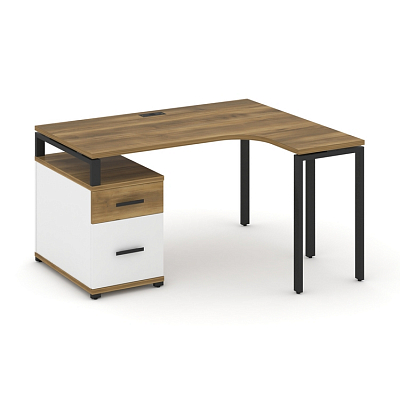 Стол эргономичный с опорной тумбой Концепт CN.SA-302(R)