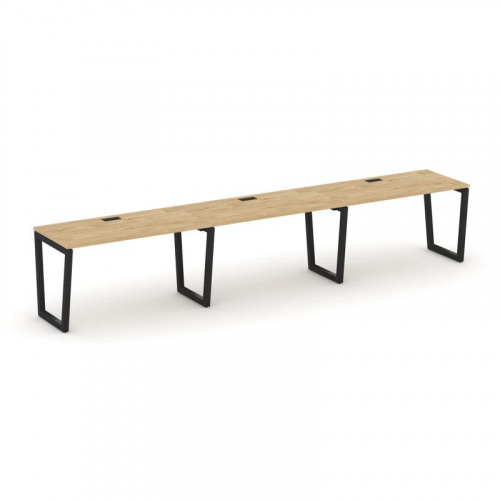 Style Project Рабочая станция 1 сторон. SN-5T2.ORS-044 Акация Лорка/Металл Антрацит/Заглушка Пластик