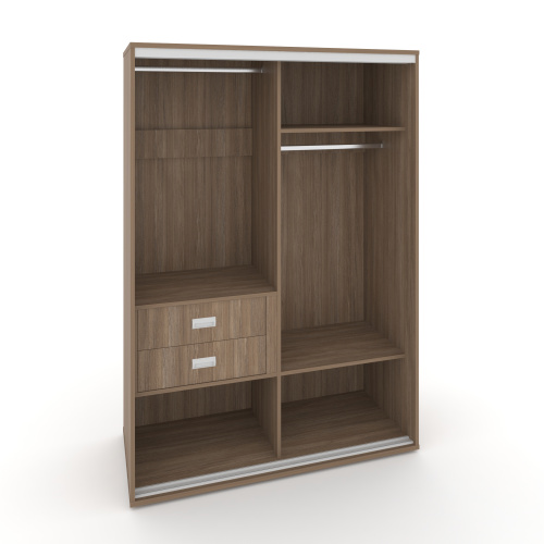 Корпус 2-х секционного шкафа низкого L=1400мм Maris SH.K2-4.2 K4 фото 4