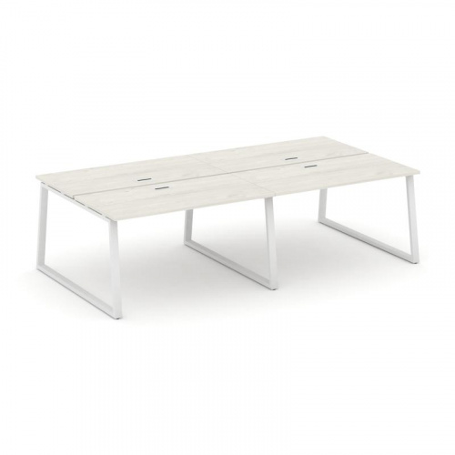 Style Project Рабочая станция 2-х сторон. SN-6T1.DRS-052 Акация Лорка/Металл Антрацит/Заглушка Пласт фото 13