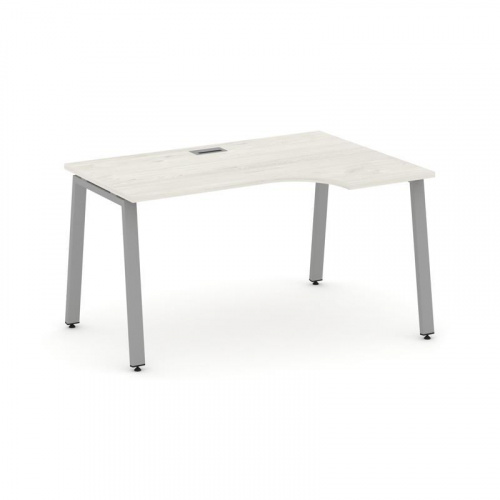 Style Project Стол рабочий эргоном. SN-6A.SPA-002(R) Антрацит/Металл Антрацит 1580*600/980*750 фото 10