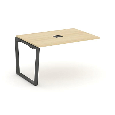 Style Project Проходной наб. элем. перег. стола SN-6T2.NSPRG-004 Акация Лорка/Металл Антрацит/Заглуш