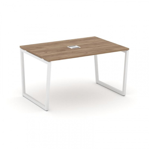 Style Project Стол переговорный SN-4T2.SPRG-003 Акация Лорка/Металл Антрацит/Заглушка Металл Антраци фото 10