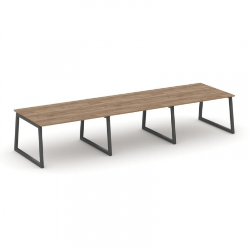 Style Project Стол переговорный SN-5T1.SPRG-053.3 Акация Лорка/Металл Антрацит 4140*1180*750 фото 23