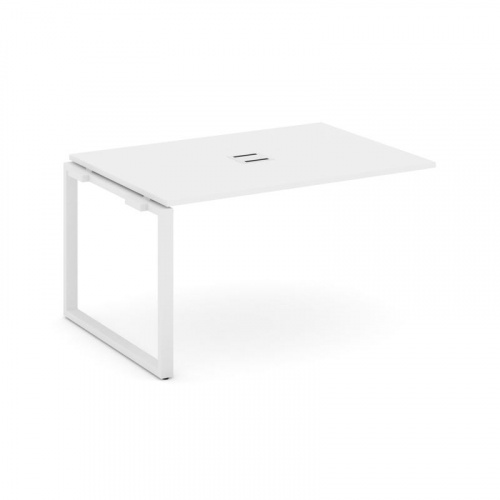 Style Project Проходной наб. элем. перег. стола SN-6O.NSPRG-002 Вяз Благородный/Металл Белый 1180*98 фото 2