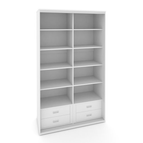 Корпус 2-х секционного шкафа высокого L=1400мм Maris SH.K2-4.1 K4 фото 2