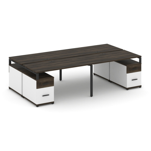 Бенч-система на 4 места с 2 опорными тумбами Concept CN.DRS-331 фото 9