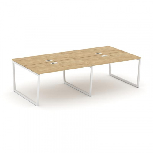 Style Project Рабочая станция 2-х сторон. SN-4T2.DRS-053 Акация Лорка/Металл Антрацит/Заглушка Пласт фото 3