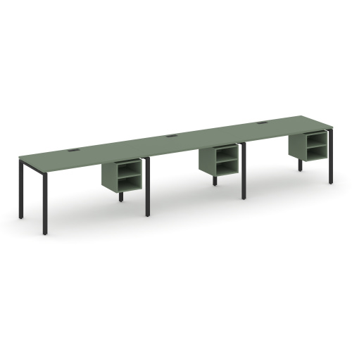 Бенч-система на 3 места с подвесными тумбами Concept CN.ORS-125