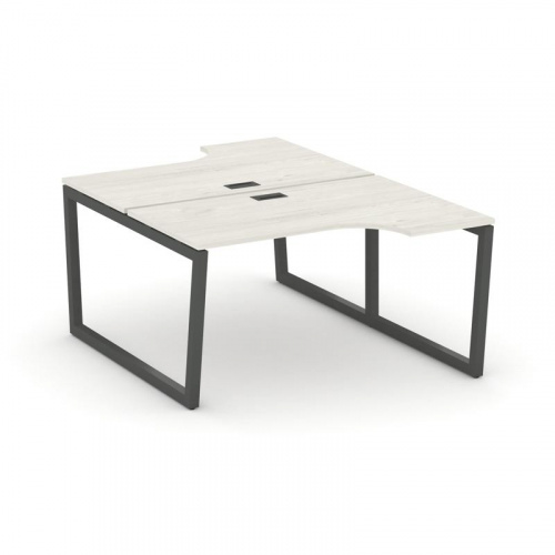 Style Project Рабочая станция эргоном. SN-5T2.DRPA-021 Акация Лорка/Металл Антрацит/Заглушка Пластик фото 24