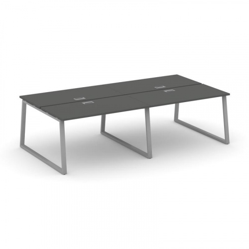 Style Project Рабочая станция 2-х сторон. SN-6T1.DRS-052 Акация Лорка/Металл Антрацит/Заглушка Пласт фото 18