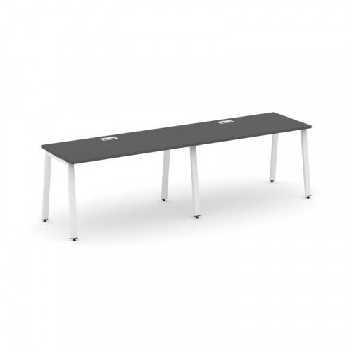 Style Project Рабочая станция 1 сторон. SN-6A.ORS-014 Акация Лорка/Металл Белый 3160*700*750 фото 22